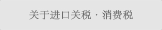 关于进口关税・消费税