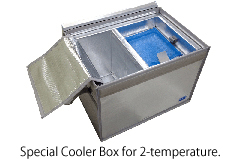 Special Cooler Box for 2-temperature.